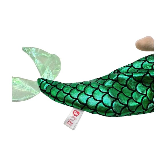 Ariel Sparkle Disney TY Plush Doll 18 inch Mermaid - Picture 6 of 9